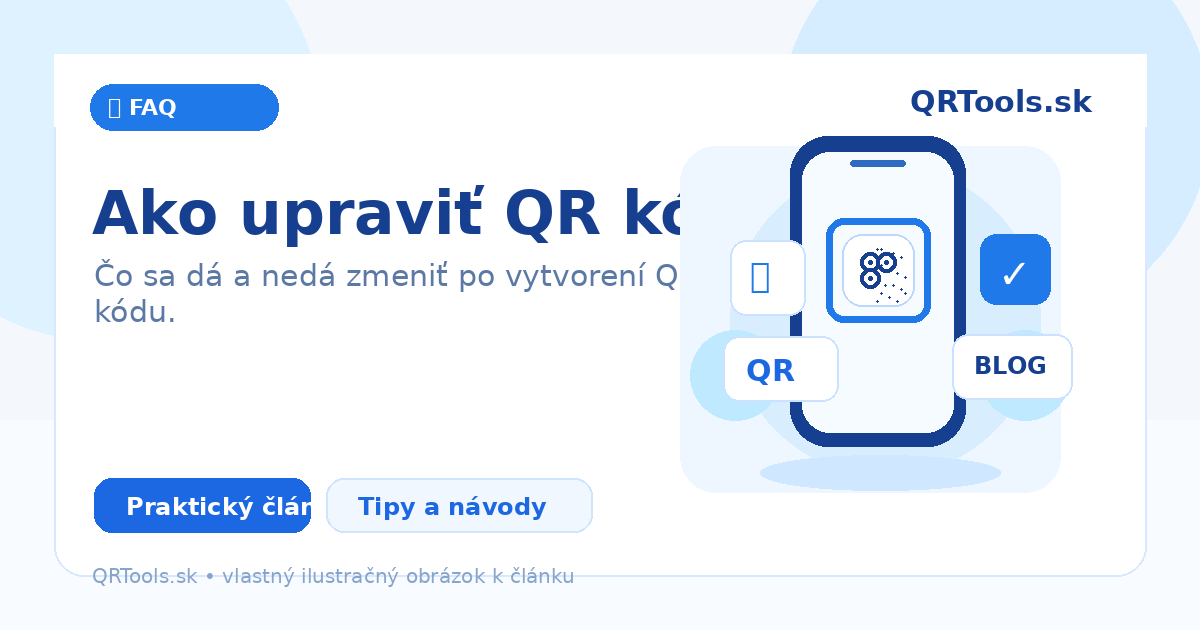 Jak upravit QR kód – ilustračný obrázok článku